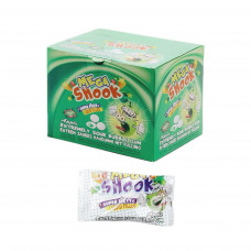 Жвачка MEGA SHOOK Green Apple 3,2 гр 100шт/бл 1800шт/ящ