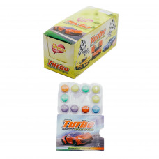 Жвачка TURBO SPEED RACER BLISTER 20гр 24шт/бл 192шт/ящ