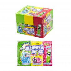Кислая пудра JOJO "CRAZY MIX 3 in 1" 28g x 24pcs/box 288pcs/box