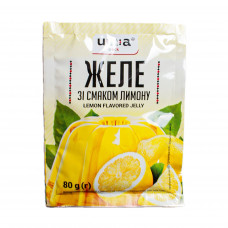 Желе фруктовое Лимон 80г (40шт) ЮНА