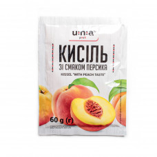 Кисель со вкусом персика 60гр (50шт) ЮНА