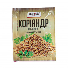 ЮНА Коріандр горошок 15гр (20шт) 80шт/ящ