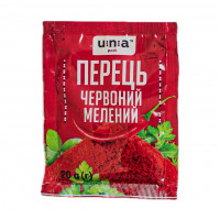 ЮНА Перець ЧЕРВОНИЙ мелений 20гр (30шт) 120шт/ящ