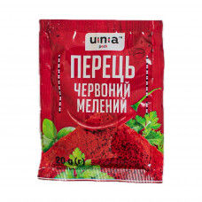 ЮНА Перець ЧЕРВОНИЙ мелений 20гр (30шт) 120шт/ящ
