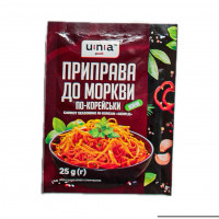 Приправа К МОРКВЕ по корейськи "острая" 25гр (10шт) 70шт/ящ ЮНА