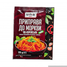 Приправа К МОРКВЕ по корейськи "острая" 25гр (10шт) 70шт/ящ ЮНА