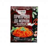 ЮНА Приправа ДО МОРКВИ по корейськи "ніжна" 25гр (10шт) 70шт/ящ ЮНА