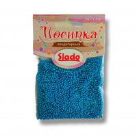 Посыпка круглая металлизированная синяя (20г/уп) П152