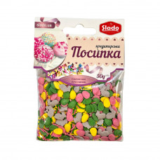 Посыпка фигурная микс "Пасхальное чудо" (50г/уп), П277