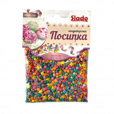 Посыпка фигурная микс перламутровая "Карнавал" (50г/уп), П225