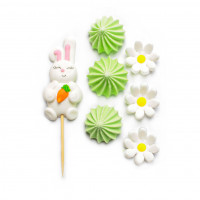 Украшение для торта Морковка для зайчика 7эл 16уп/ящ