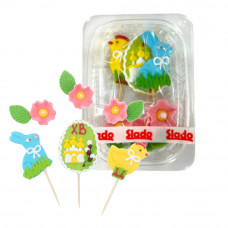 Украшение для торта Пасхальный декор №1 (9шт) 50шт/ящ