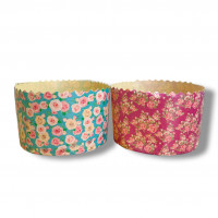 Форма пасхальна d130 КОРИЧН. (800г) "Вожжов квіти" 50шт/уп (шт.)