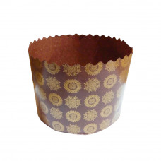 Форма пасхальная d150 ТЕМНО-КОРИЧЕСКАЯ. 50шт/уп