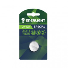 Батарейка Enerligh LITHIUM CR2016 блістер 1шт 2505, 20шт/бл