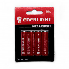 Батарейка Enerligh MegaPower  АА R6 блистер 4шт 1867, 48шт/бл
