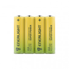 Батарейка Enerligh SuperPower желтая АА R06 спайка 4шт 2161, 40шт/бл