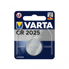 Батарейка Varta CR 2025 LITHIUM блистер 1шт 0647, 10шт/бл