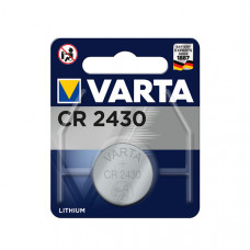 Батарейка Varta CR 2430 LITHIUM блистер 1шт 6430(8610/6929), 10шт/бл