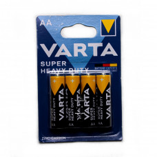 Батарейка Varta Superlife желтые АА ZINC-CARBON R6 блистер 4шт 6267, 48шт /бл