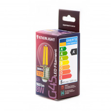 Лампа LED Enerlight FILAMENT G45 8Вт 3000К E27  6954