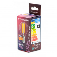 Лампа LED Enerlight FILAMENT Р45 8Вт 3000К E14  6930