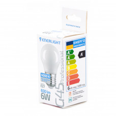 Лампа LED Enerlight PROFESSIONAL G45 6Вт4000К E27  7135