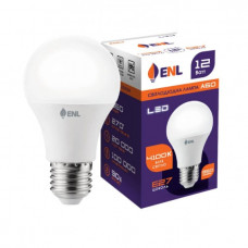 Лампа светодиодная Enerlight А60 12Вт Е27 4100К (белый свет) 5049, 1шт, 100шт / ящ