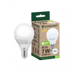 Лампа светодиодная Enerlight Р45 Е14 7Вт 600Лм 4100К (белый свет) 2796, 1шт, 100шт / ящ