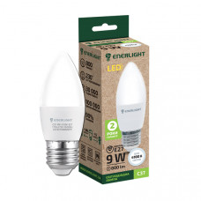 Лампа светодиодная Enerlight С37 Е27 9Вт 4100К (белый свет) 3502, 1шт, 100шт / ящ