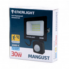 Прожектор светодиодный Enerlight MANGUST с датчиком движения 30Вт 6500K 6770 1шт