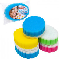 Губка "Ромашка" Малая банная, 60шт / уп