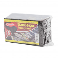 Губка кухонна Барбекю чорна а5