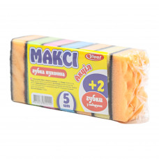 Губка МАКСИ 5 + 2 Рельеф
