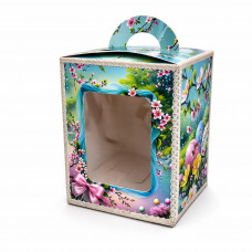 Пасхальная коробка BLUE №1 140*140*187