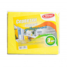 Салфетка Вискозная 3шт, 100шт / уп