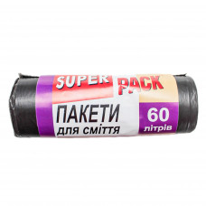 Пакеты для мусора 60л (10шт) Супер Люкс Дешевый