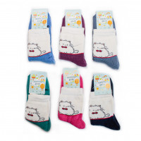 Носки детские ЗИМА 20-22р.девочка (12шт)