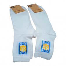 Носки мужские стрейч патриотические 41-44р.(12шт) Ч