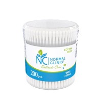 Ватные палочки NORMAL Clinique 200шт круглая коробка VPN032 48шт / ящ