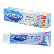 Зубная паста ASTERA Тройное действие 150мл 24шт / ящ