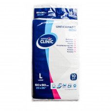 Пеленки унов. Normal CLINIC ULTRA L 60*90 10шт PCЕ031 10шт/ящ