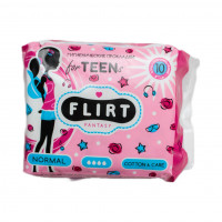 Прокладки WКL04Т FLIRT teen cotton&care 4 капли 240мм 24шт/ящ