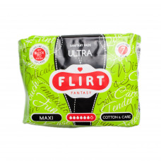 Прокладки WКL08C FLIRT ultra cotton&care 6 капель 280мм 24шт/ящ