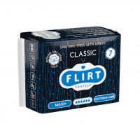 Прокладки WКL08К FLIRT classic cotton&care 6 капли 280мм 24шт/ящ