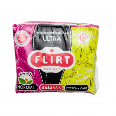 Прокладки WКL12C FLIRT ultra fresh cotton&care 4 капли 240мм 24шт/ящ