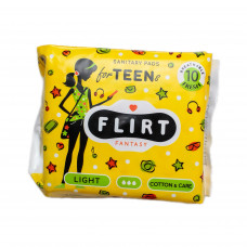 Прокладки WКL23Т FLIRT teen fresh cotton&care 3 капли 220мм 24шт/ящ