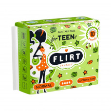 Прокладки WКL24Т FLIRT teen fresh cotton&care 4 краплі 240мм 24шт/ящ
