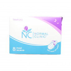 Тампоны гигиенические NORMAL clinique maxi 5 капель TGN014 30шт / ящ