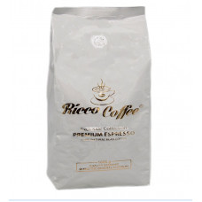 Кофе в зернах Ricco Coffee 100% Premium Espresso (Серебро + логотип) 1кг, 1шт, 10шт / ящ